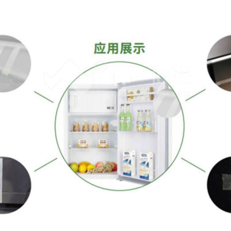 Apa karakteristik kinerja non-residu sing digunakake kanggo fiksasi sementara ing industri Appliance ing omah?