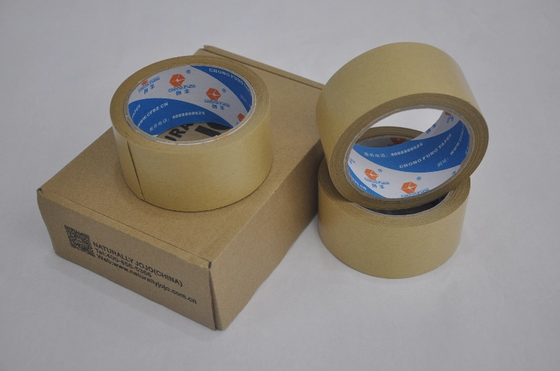 Tape Kertas Kraft Custom-Cetak kanggo Kemasan Takeout